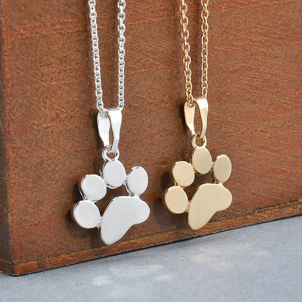 Dogs Paw Pendant Necklace