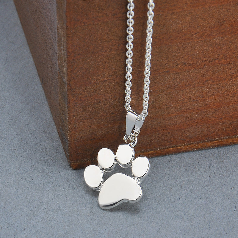 Dogs Paw Pendant Necklace