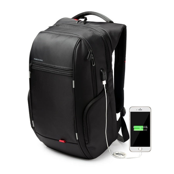 Waterproof Laptop Backpack with External USB Charger